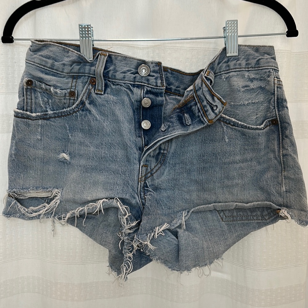 Levi Blue Jean Shorts